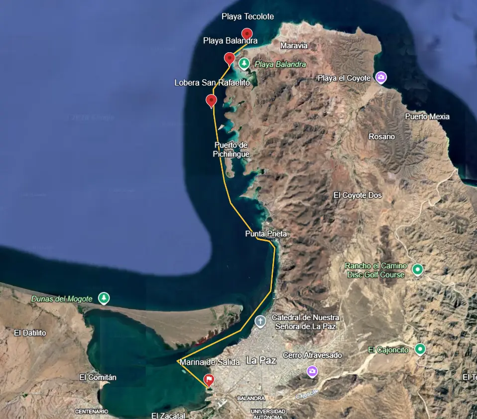 Balandra y playa El Tecolote, Tours XBaja