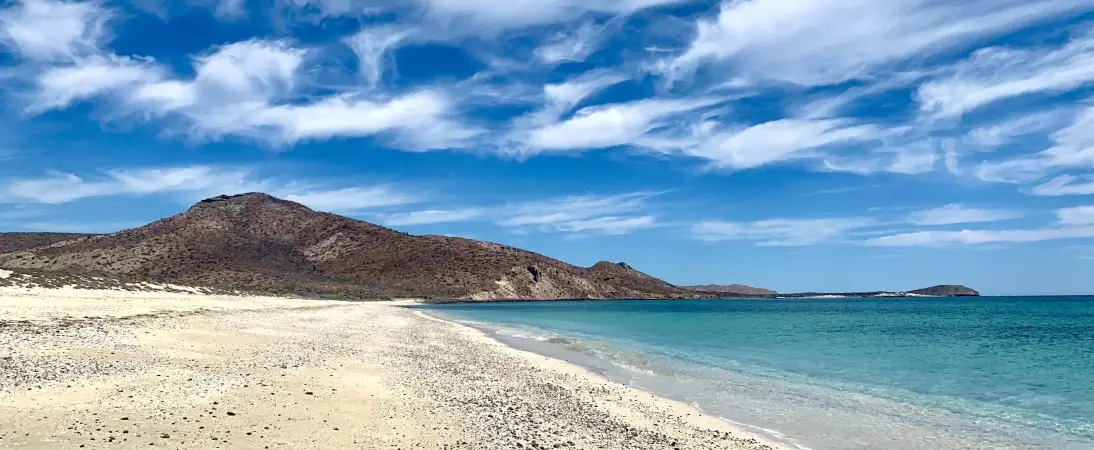 Playa Isla Espíritu Santo, La Paz, BCS. Tours XBaja