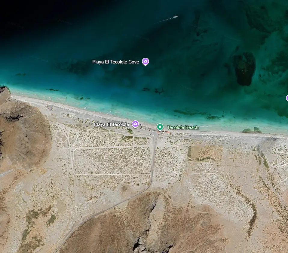 Playa el Tecolote, La Paz, BCS. XBaja