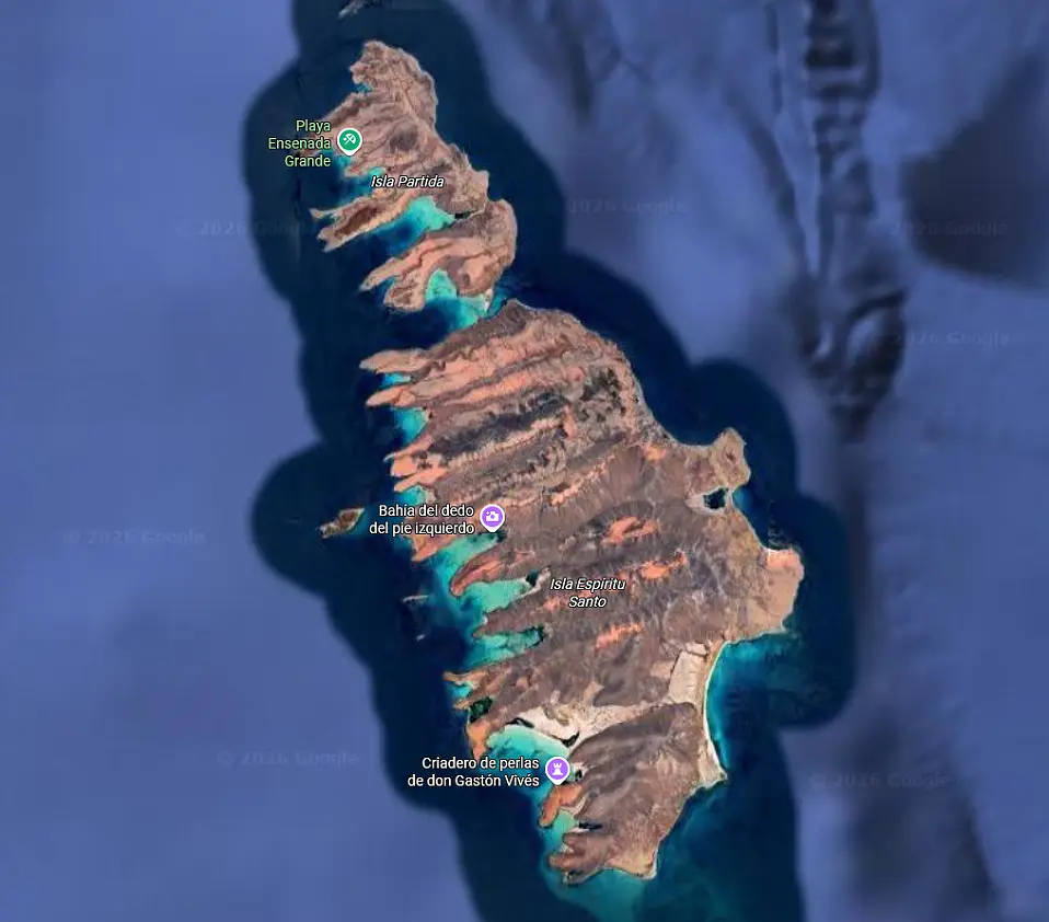 Isla Espíritu Santo, La Paz, BCS. XBaja